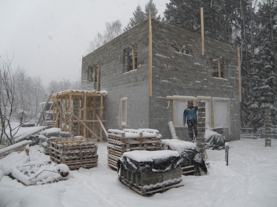 Constructing the new house